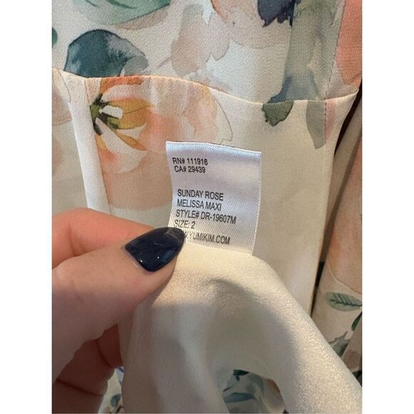 BHLDN Yumi Kim White Floral Melissa Dress Size 2 $288 MSRP - Picture 7 of 8